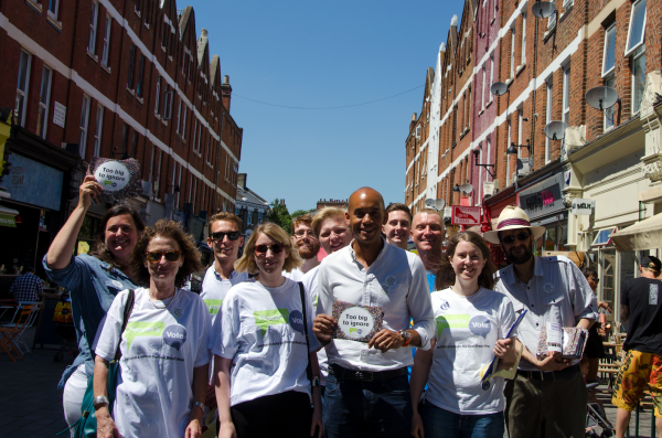 People's Vote campaigning in Balham