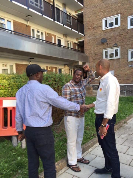 Campaigning in Brixton Hill