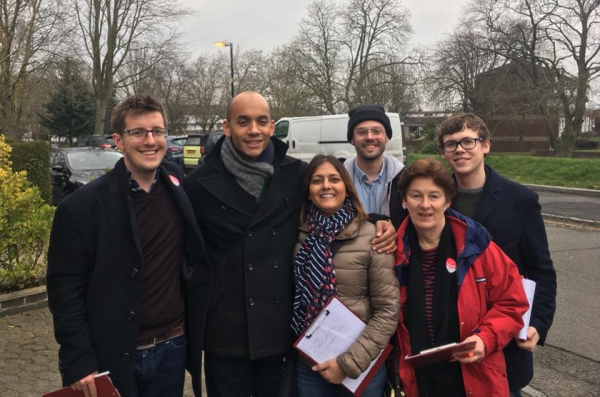 Campaigning in Streatham Hill