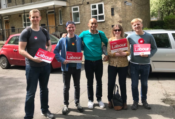 Campaigning in Streatham Hill