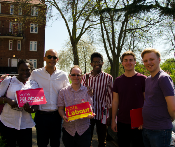 Campaigning in Streatham Wells