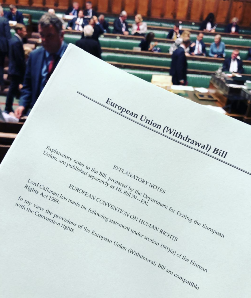 House of Commons - EU Withdrawal Bill