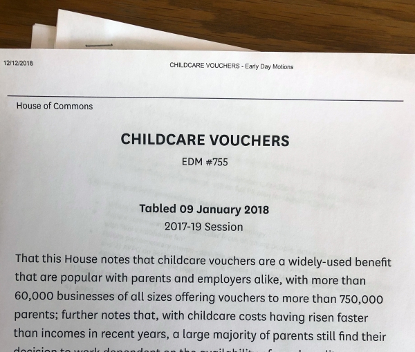 EDM - 775 Childcare Vouchers