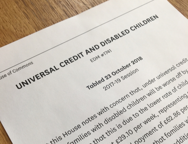 EDM 1741 Universal Credit
