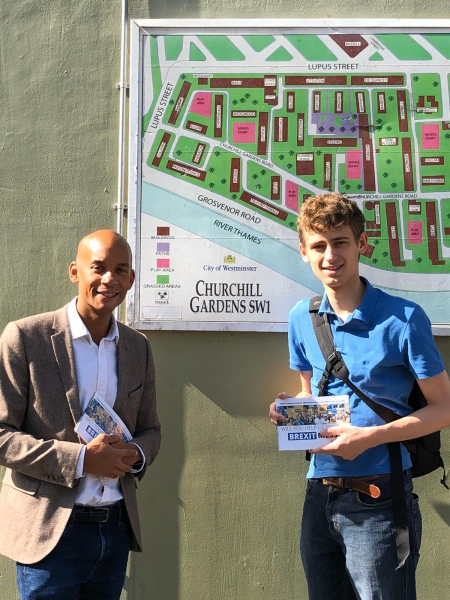 Campaigning in Churchill Gardens