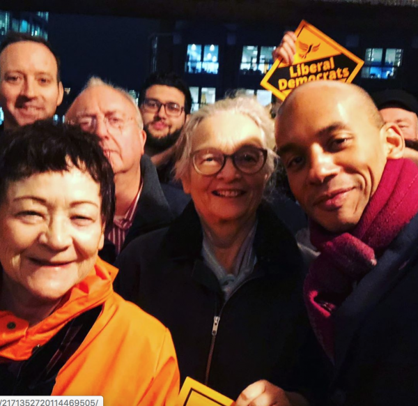 Canvassing in Barbican Nov 6